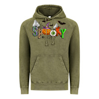 Vintage Olive halloween spooky Vintage Hoodie - Zillion Design Studio