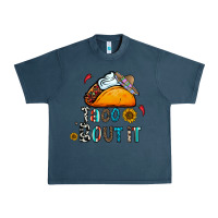 Midnight Navy taco bout it Urban Heavy Tee - CowhideDigitalArt