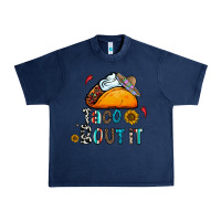 Navy taco bout it Urban Heavy Tee - CowhideDigitalArt
