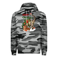 Slate Camo merry christmas brachiosaurus Premium Hoodie - LillyAllenDesigns