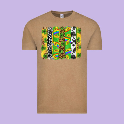 St. Patrick's Day Brushstrokes Vintage Tee Designed By Neo Western