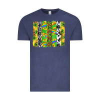 Vintage Denim St. Patrick's Day brushstrokes Vintage Tee - Neo Western