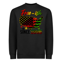 Black free ish since 1865 Heavyweight Sweatshirt - HRA Design Shop