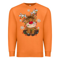 Carrot Christmas reindeer Premium Sweatshirt - MaliasSmallBusiness