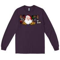Plum santa noel Long Sleeve Tee - JahusDesignShop