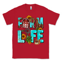 Red farm life Classic Tee - AdoDesignShop