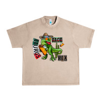 French Oak taco saurus rex Urban Heavy Tee - CowhideDigitalArt