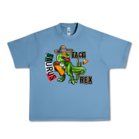 Pebble Blue taco saurus rex Urban Heavy Tee - CowhideDigitalArt