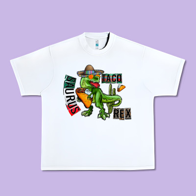 Taco Saurus Rex Urban Heavy Tee Designed By Cowhidedigitalart