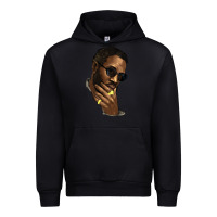 Black black man Urban Hoodie - NancyCooperArtShop