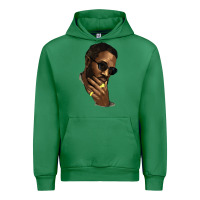 Emerald black man Urban Hoodie - NancyCooperArtShop