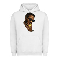 Pigment Lunar Rock black man Urban Hoodie - NancyCooperArtShop
