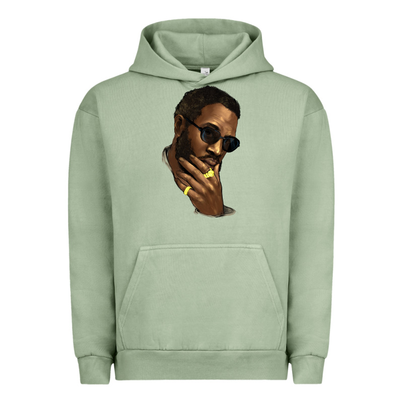 Black Man Urban Hoodie by NancyCooperArtShop | Teevron