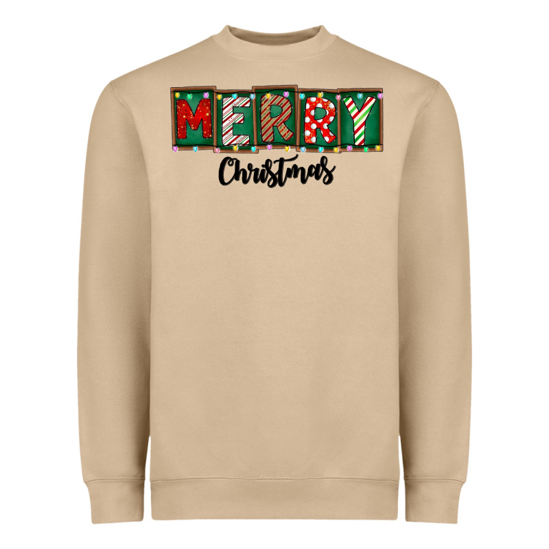 Merry Christmas Heavyweight Sweatshirt by CowhideDigitalArt | Teevron