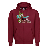 Burgundy he is risen cross Zipper Hoodie - BarkalooDesign