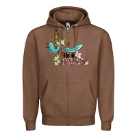 Chestnut he is risen cross Zipper Hoodie - BarkalooDesign
