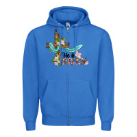 True Royal he is risen cross Zipper Hoodie - BarkalooDesign