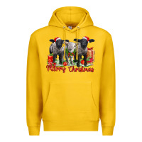 Lemon merry christmas baby sheeps Premium Hoodie - LillyAllenDesigns