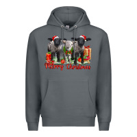 Rock merry christmas baby sheeps Premium Hoodie - LillyAllenDesigns