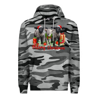 Slate Camo merry christmas baby sheeps Premium Hoodie - LillyAllenDesigns
