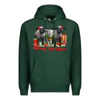 Sports Green merry christmas baby sheeps Premium Hoodie - LillyAllenDesigns