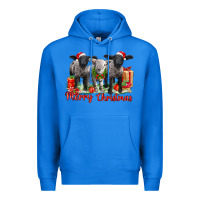 True Royal merry christmas baby sheeps Premium Hoodie - LillyAllenDesigns