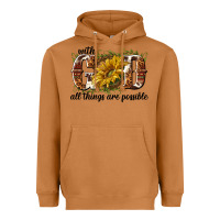 Meerkat with god all things are possible Heavyweight Hoodie - NancyCooperArtShop