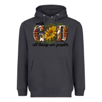 Smoke with god all things are possible Heavyweight Hoodie - NancyCooperArtShop