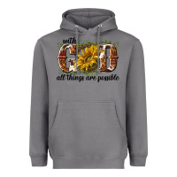 Storm with god all things are possible Heavyweight Hoodie - NancyCooperArtShop