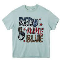 Arona red wine blue Heavy Core Tee - CowhideDigitalArt
