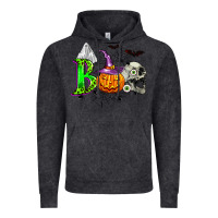 Vintage Black boo halloween Vintage Hoodie - Zillion Design Studio
