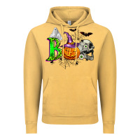 Vintage Mustard boo halloween Vintage Hoodie - Zillion Design Studio