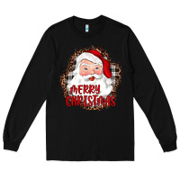 Black merry christmas santa Long Sleeve Tee - JahusDesignShop