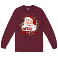 Burgundy merry christmas santa Long Sleeve Tee - JahusDesignShop