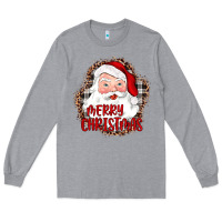 Heather Grey merry christmas santa Long Sleeve Tee - JahusDesignShop