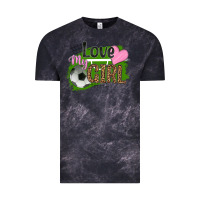Cloud Black love my girl soccer Vintage Tee - HRA Design Shop