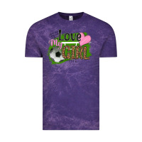 Cloud Purple love my girl soccer Vintage Tee - HRA Design Shop