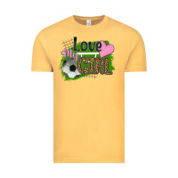 Vintage Mustard love my girl soccer Vintage Tee - HRA Design Shop