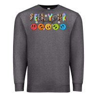Charcoal Heather feel your feelings Premium Sweatshirt - NancyCooperArtShop