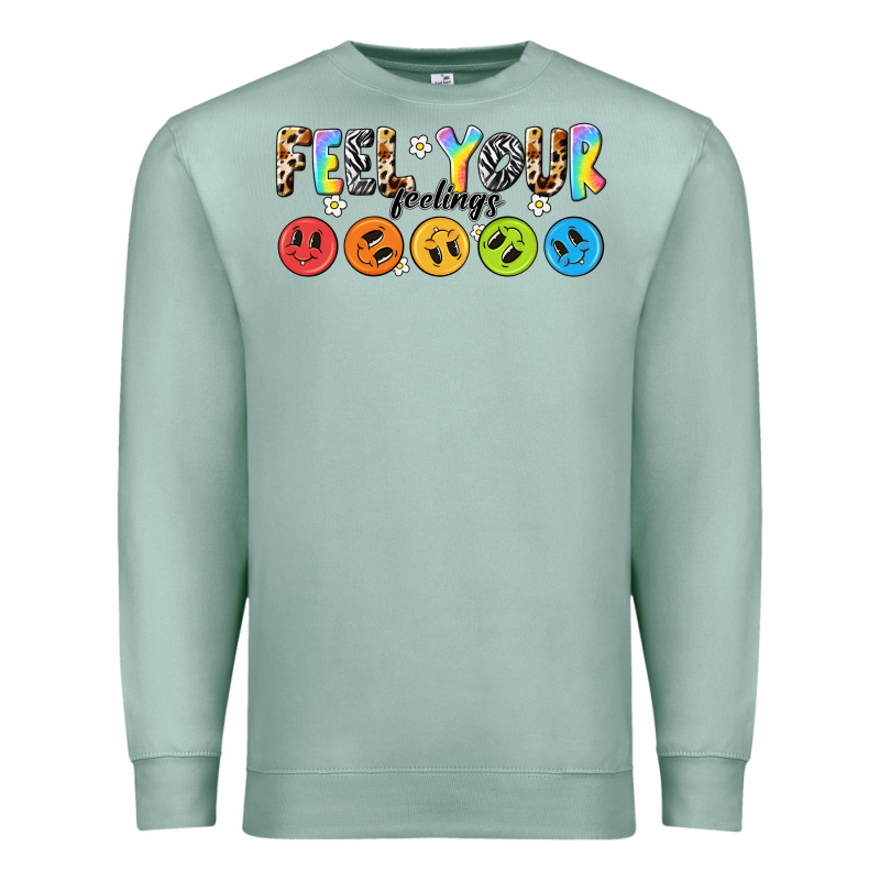 Feel Your Feelings Premium Sweatshirt by NancyCooperArtShop | Teevron