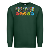 Sports Green feel your feelings Premium Sweatshirt - NancyCooperArtShop
