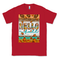 Red Hello fall Classic Tee - Artiststas