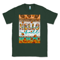 Sports Green Hello fall Classic Tee - Artiststas