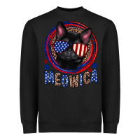 Black Meowica Heavyweight Sweatshirt - Neo Western