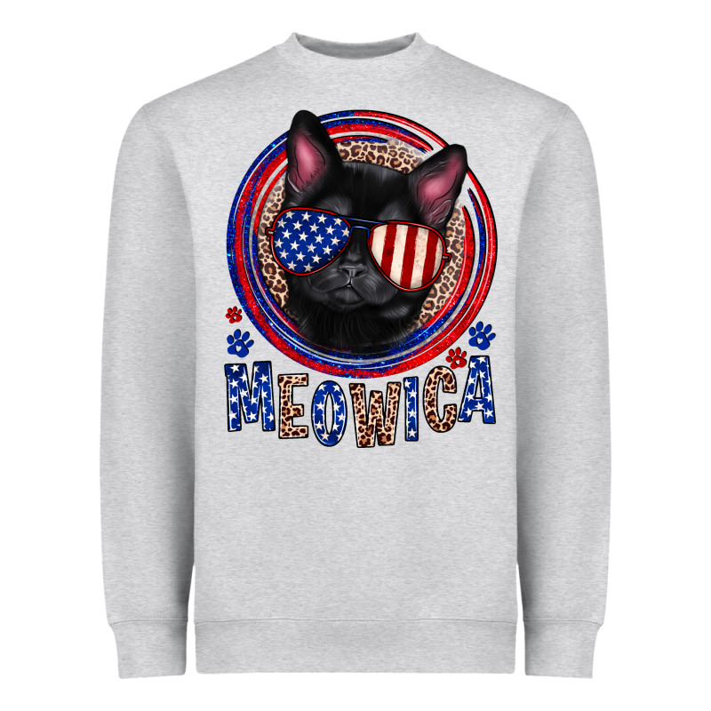 Meowica Heavyweight Sweatshirt by Neo Western | Teevron
