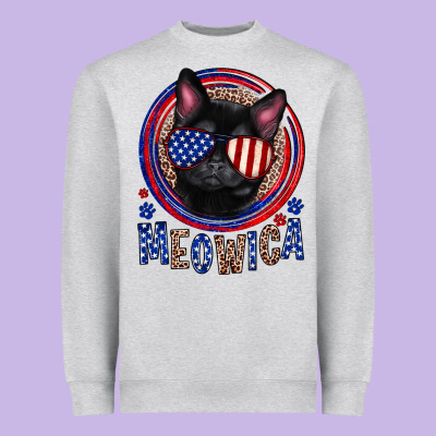 Meowica Heavyweight Sweatshirt Designed By Neo Western
