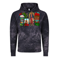 Cloud Black lady of guadalupe coffee cups Vintage Hoodie - Zillion Design Studio