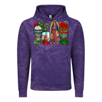 Cloud Purple lady of guadalupe coffee cups Vintage Hoodie - Zillion Design Studio