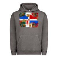 Pigment Tornado Mexican and Puerto Rico Flag Urban Hoodie - texasbilliewilder