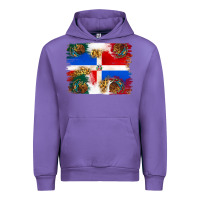 Tulip Mexican and Puerto Rico Flag Urban Hoodie - texasbilliewilder